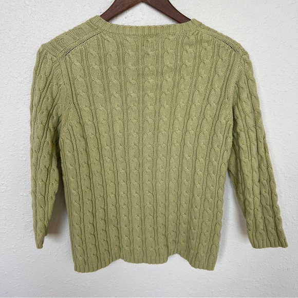 Green GAP Spring Knit Cardigan Size M - Picture 4 of 4